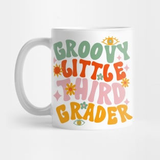 Groovy Little Third Grader First Day of School Mug